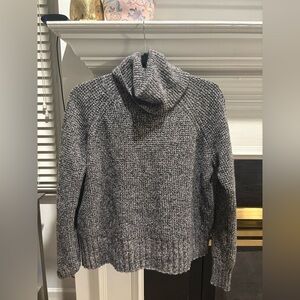 Madewell open back turtleneck sweater